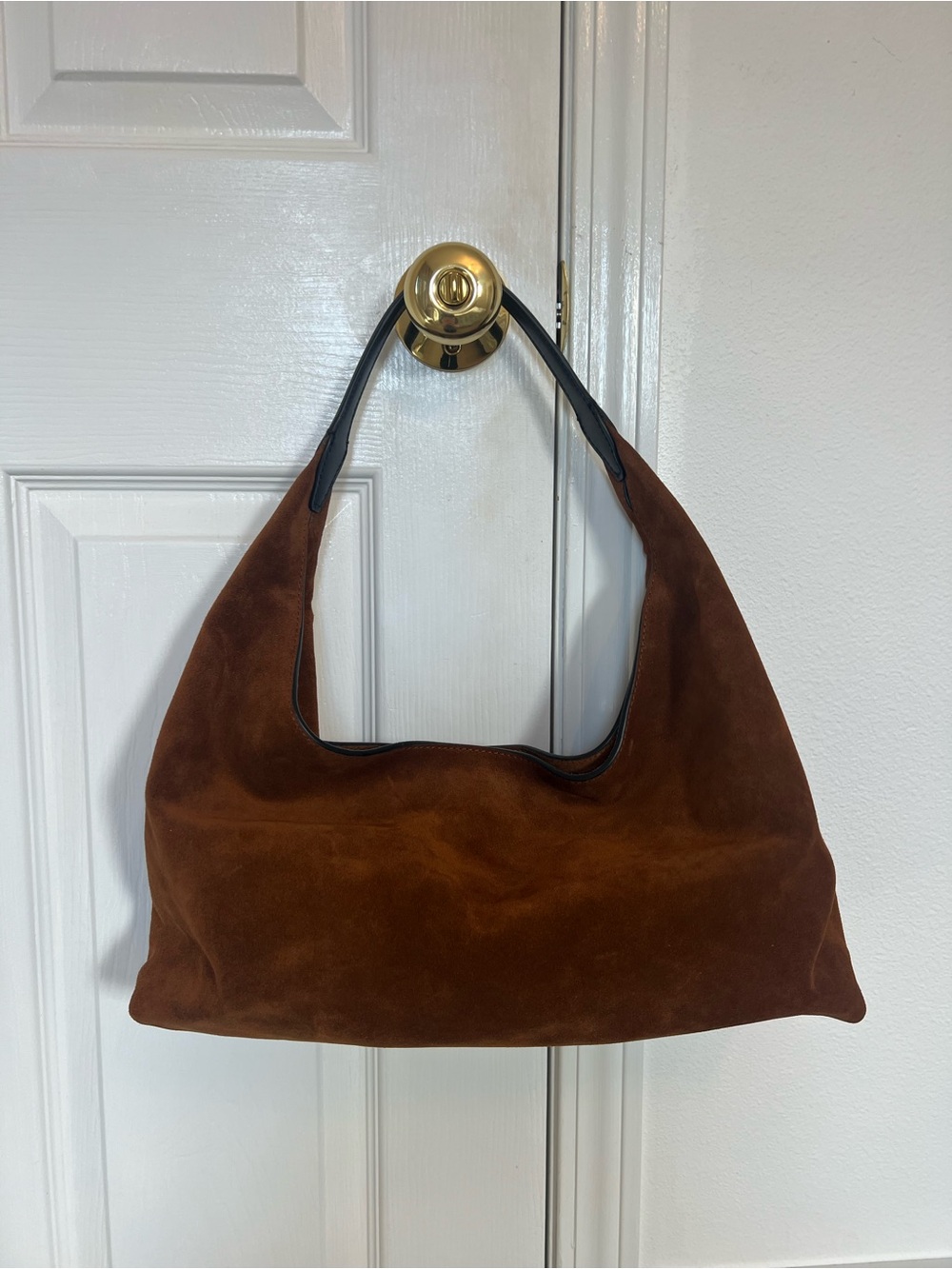 Madewell Brown Suede Shoulder Bag